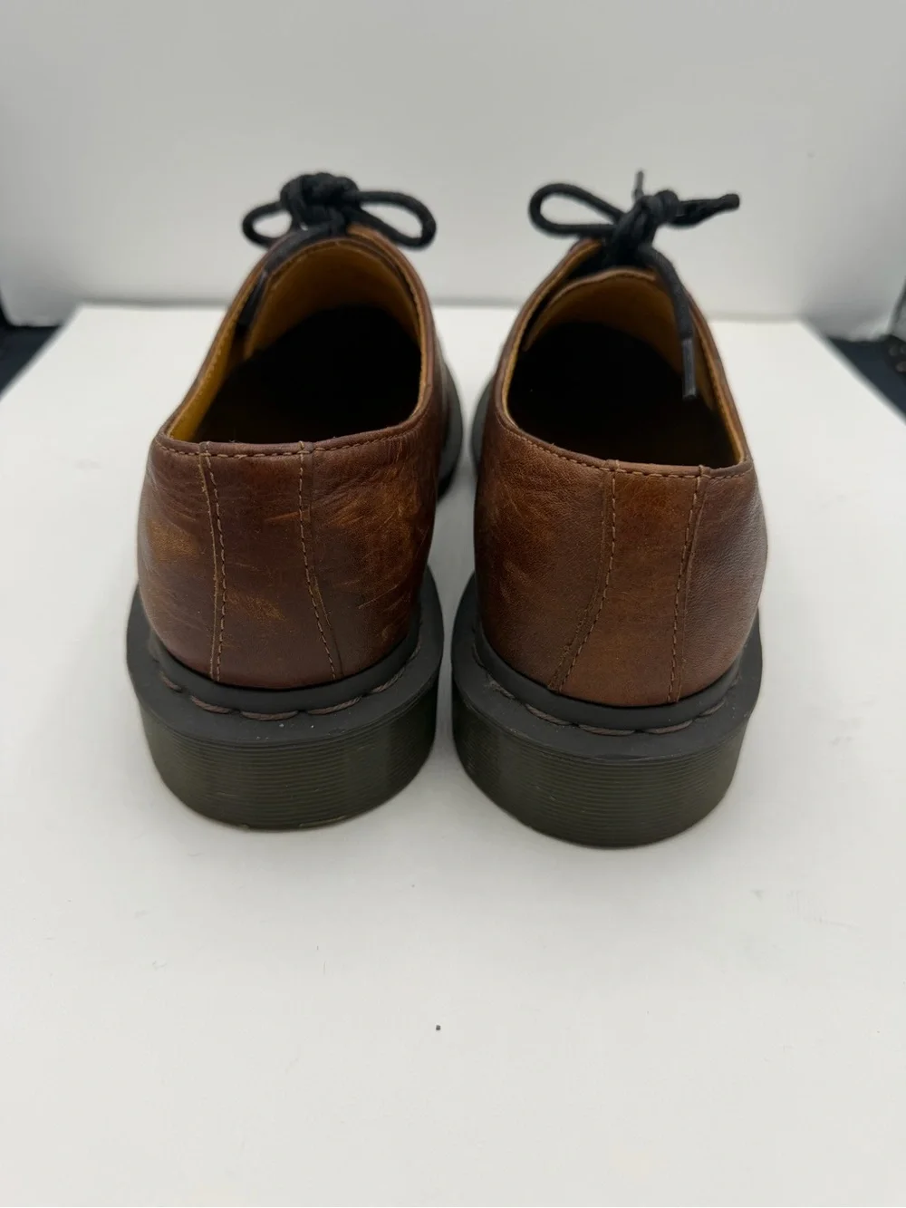 Dr. Martens Brown Leather 3-Eye Derby Oxford‎ Shoes 7